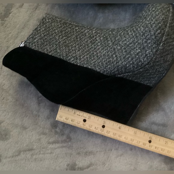 Black & Gray Two Tone Wedges New in Box by Bamboo - Picture 14 of 14
